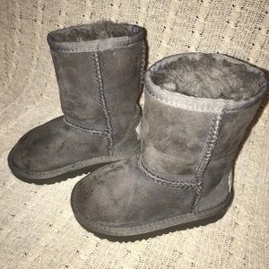 Girls grey UGG boots